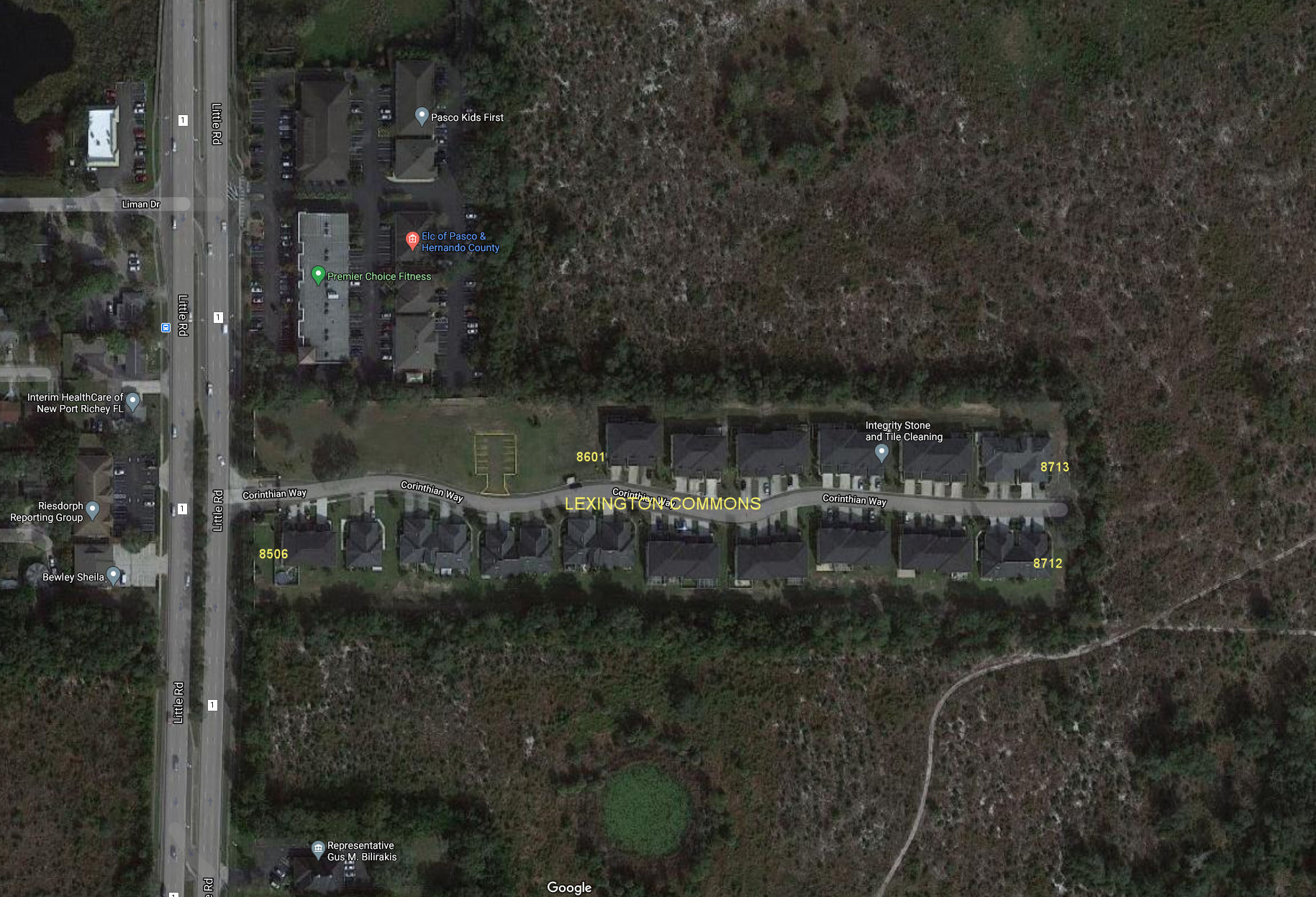 Aerial photo of Lexington Commons