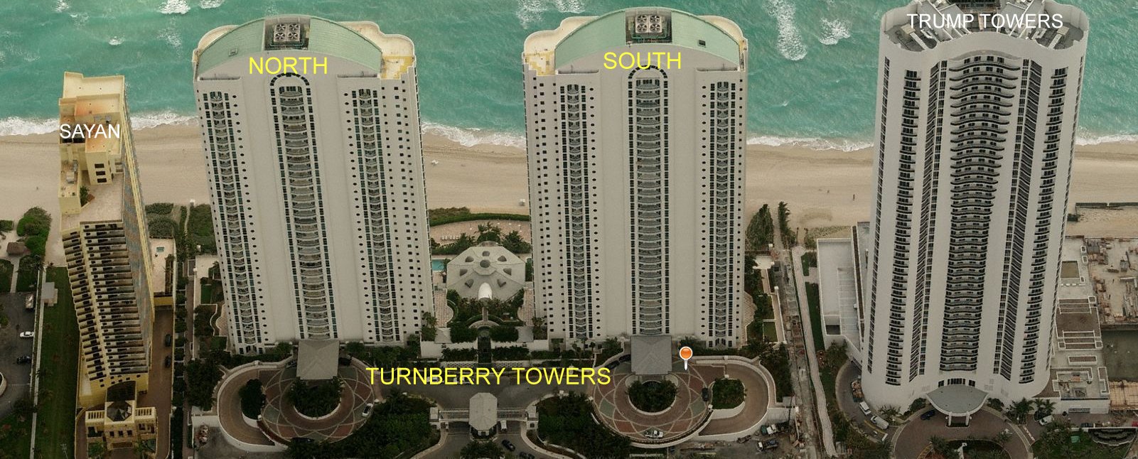Aerial photo of Turnberry Ocean Colony North