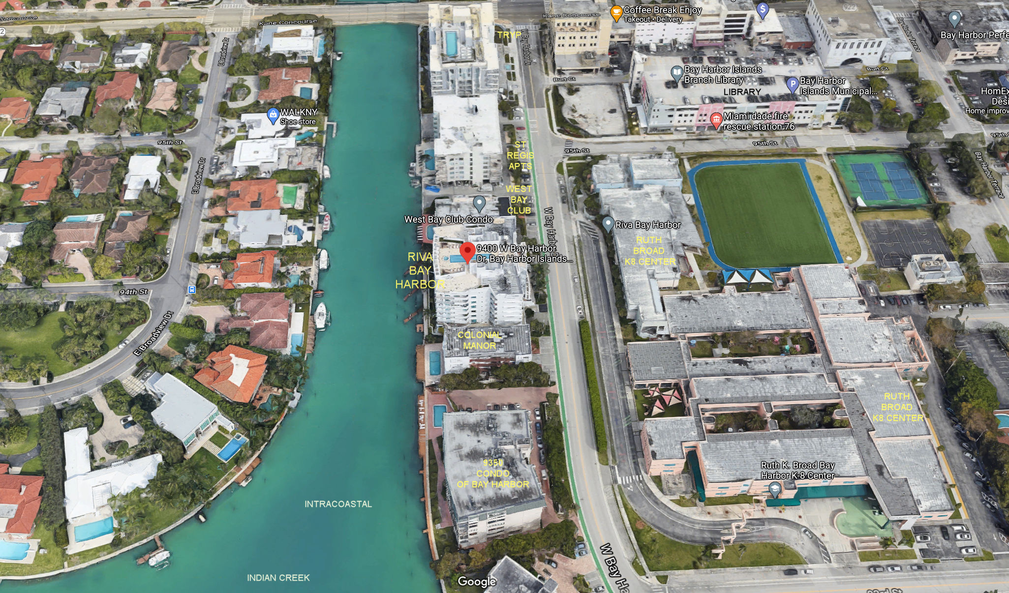 Aerial photo of Riva Bay Harbor