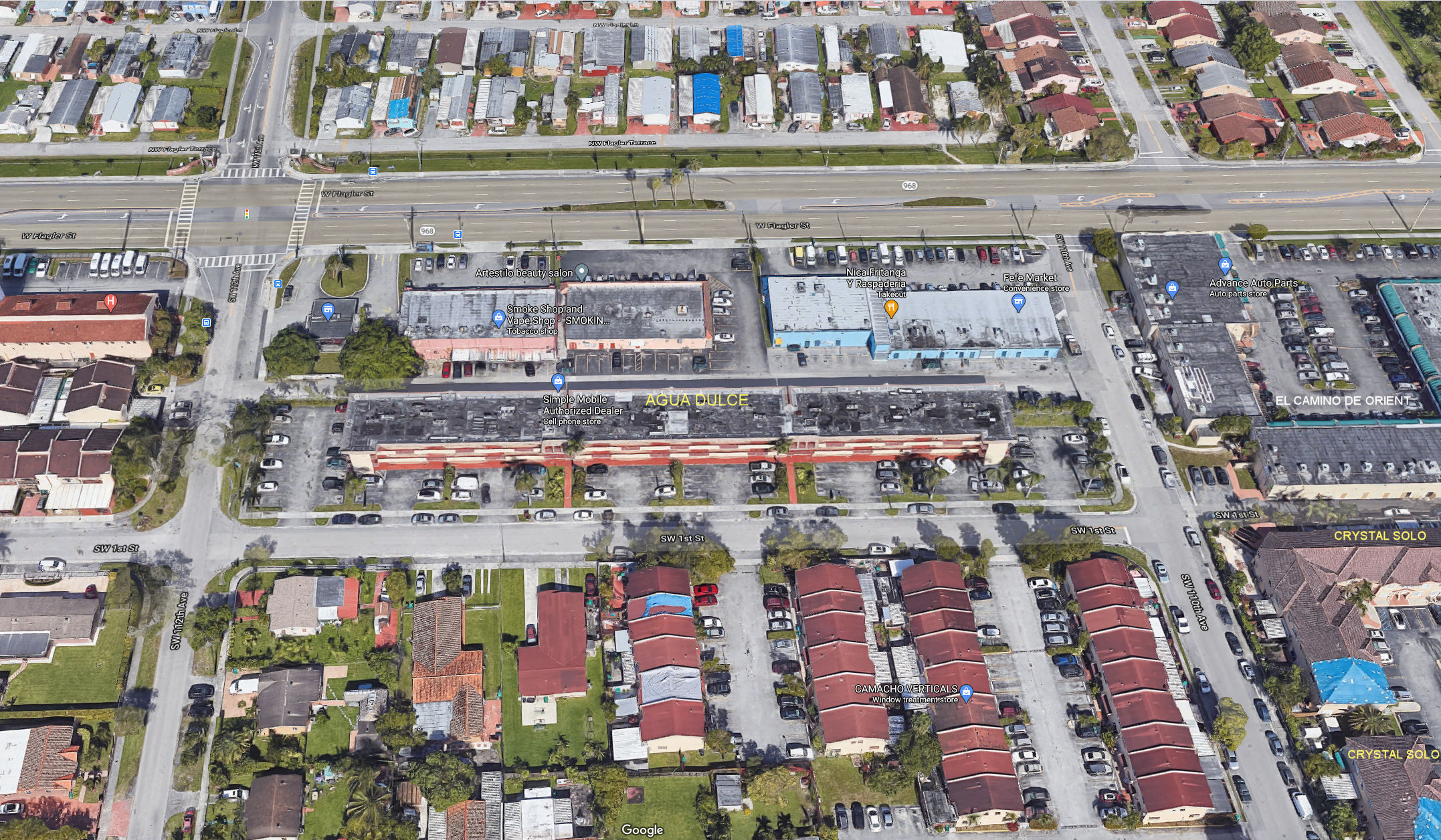 Aerial photo of Agua Dulce