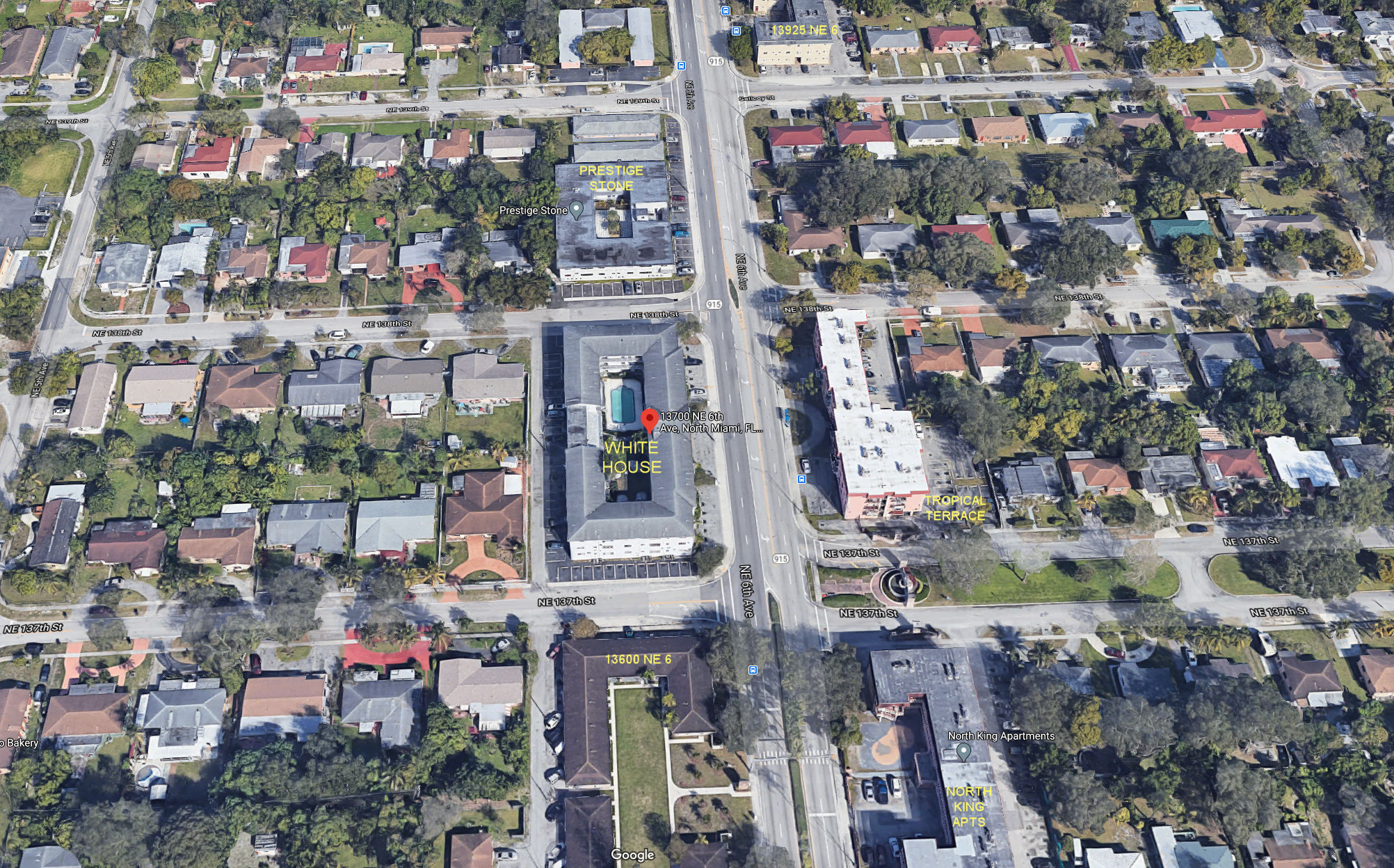 Aerial photo of White House (The)