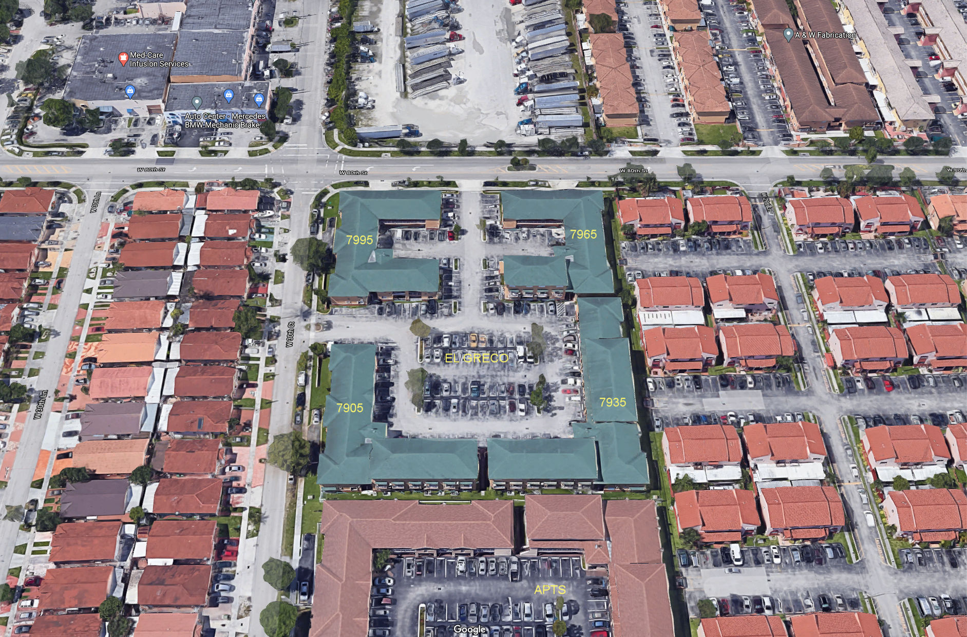 Aerial photo of el Greco