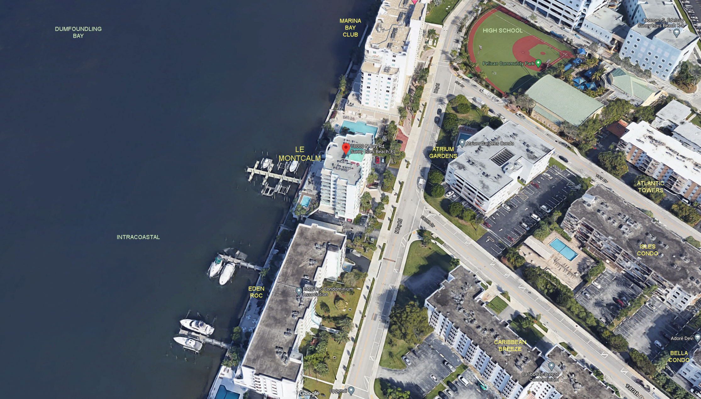 Aerial photo of Le Montcalm