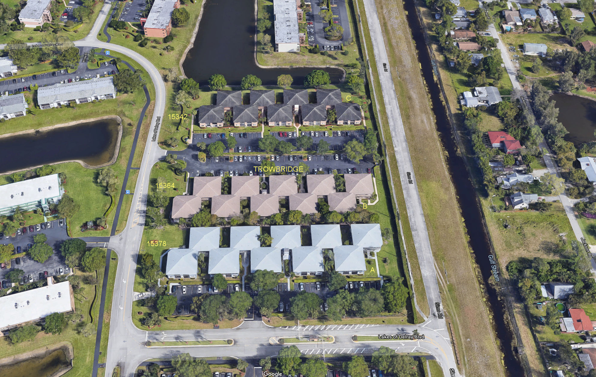 Aerial photo of Trowbridge A B & C