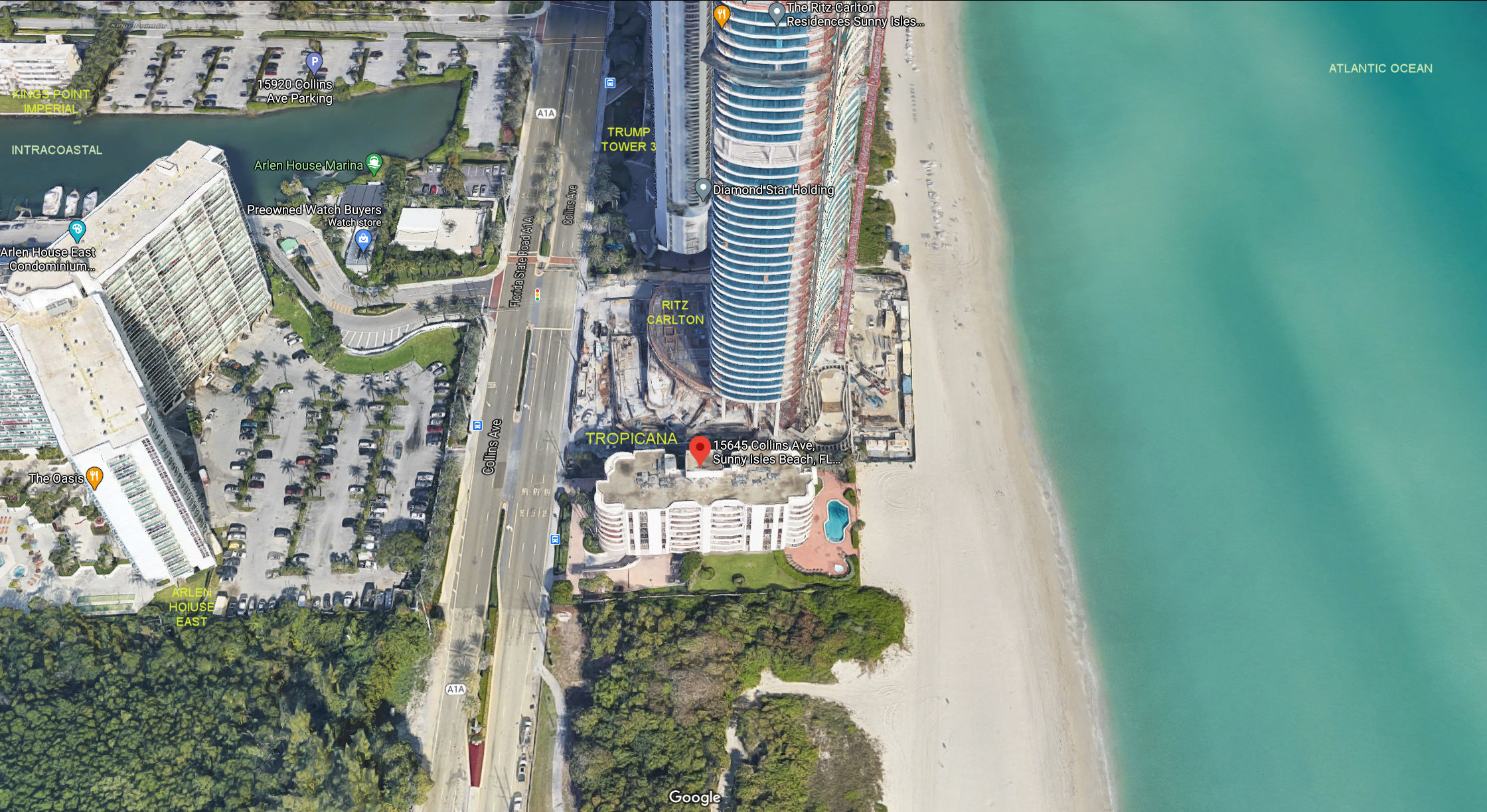 Aerial photo of Tropicana (The)