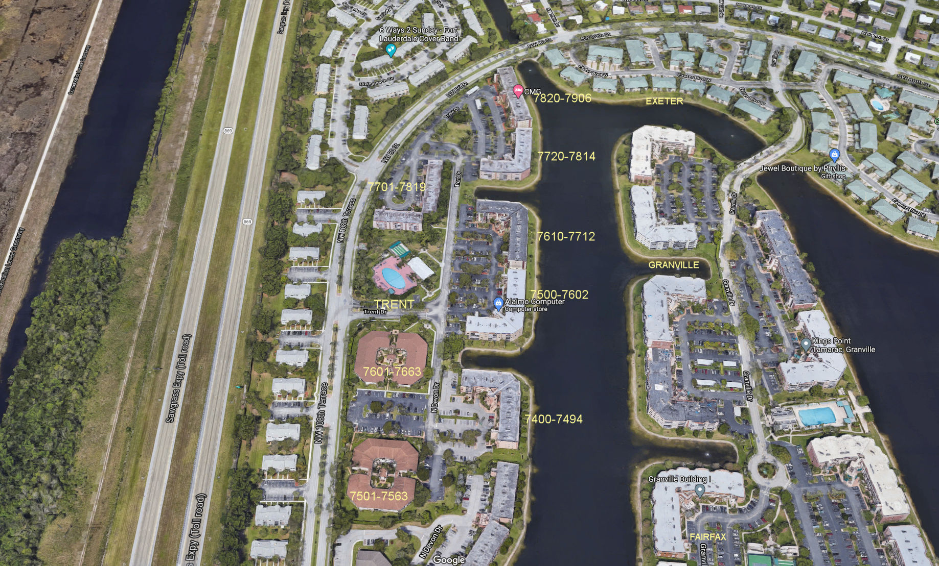 Aerial photo of Trent (Kings Point)