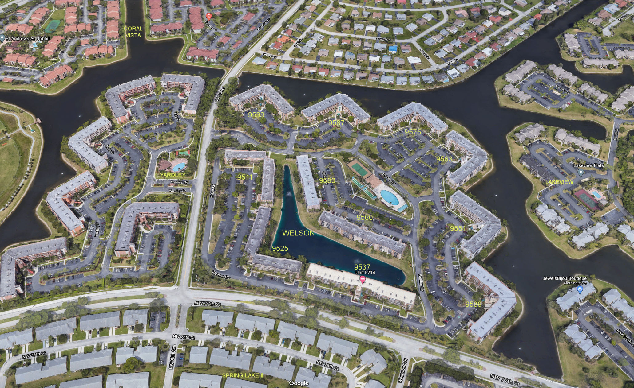 Aerial photo of Weldon (Kings Point)