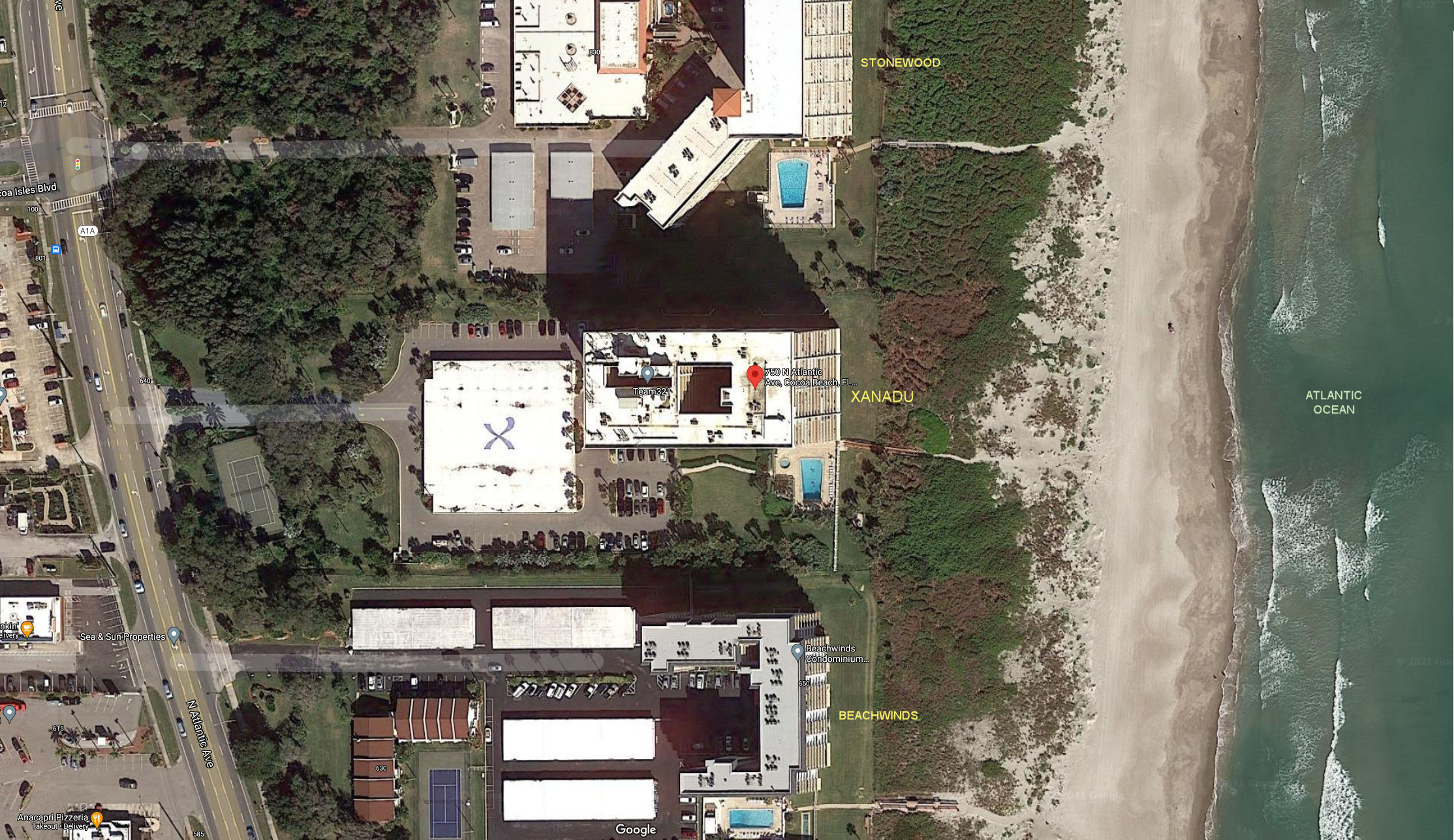 Aerial photo of Xanadu