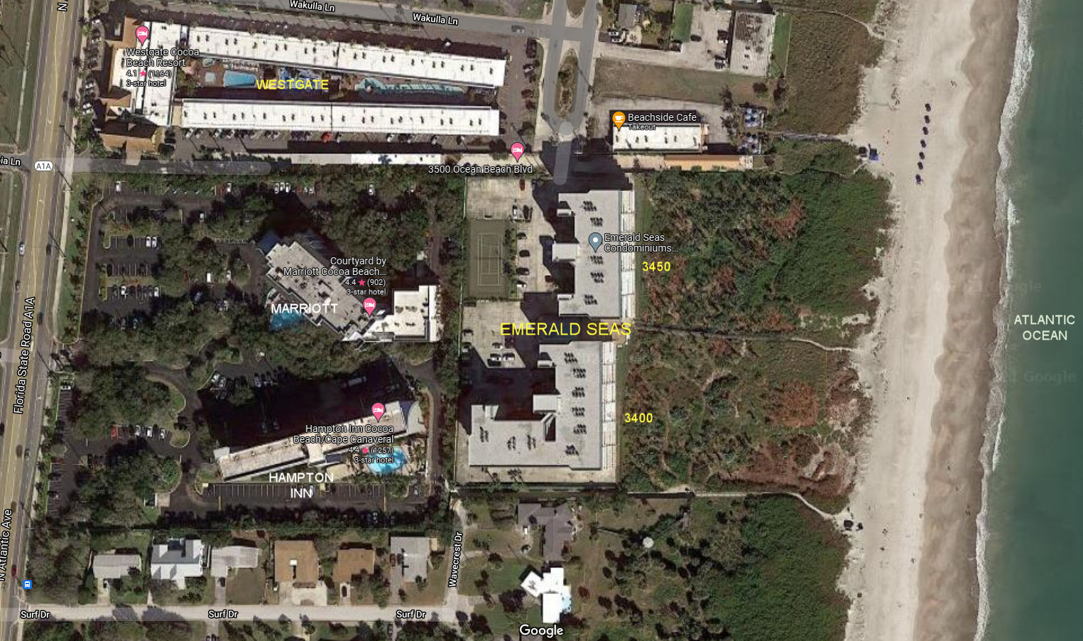 Aerial photo of Emerald Seas (North&South)