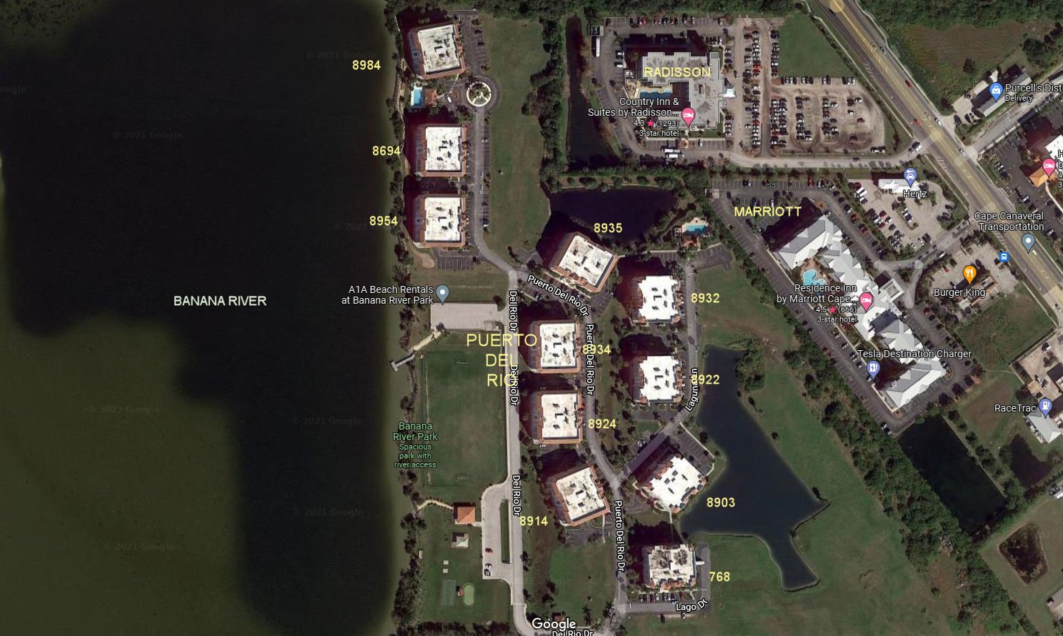 Aerial photo of Puerto del Rio