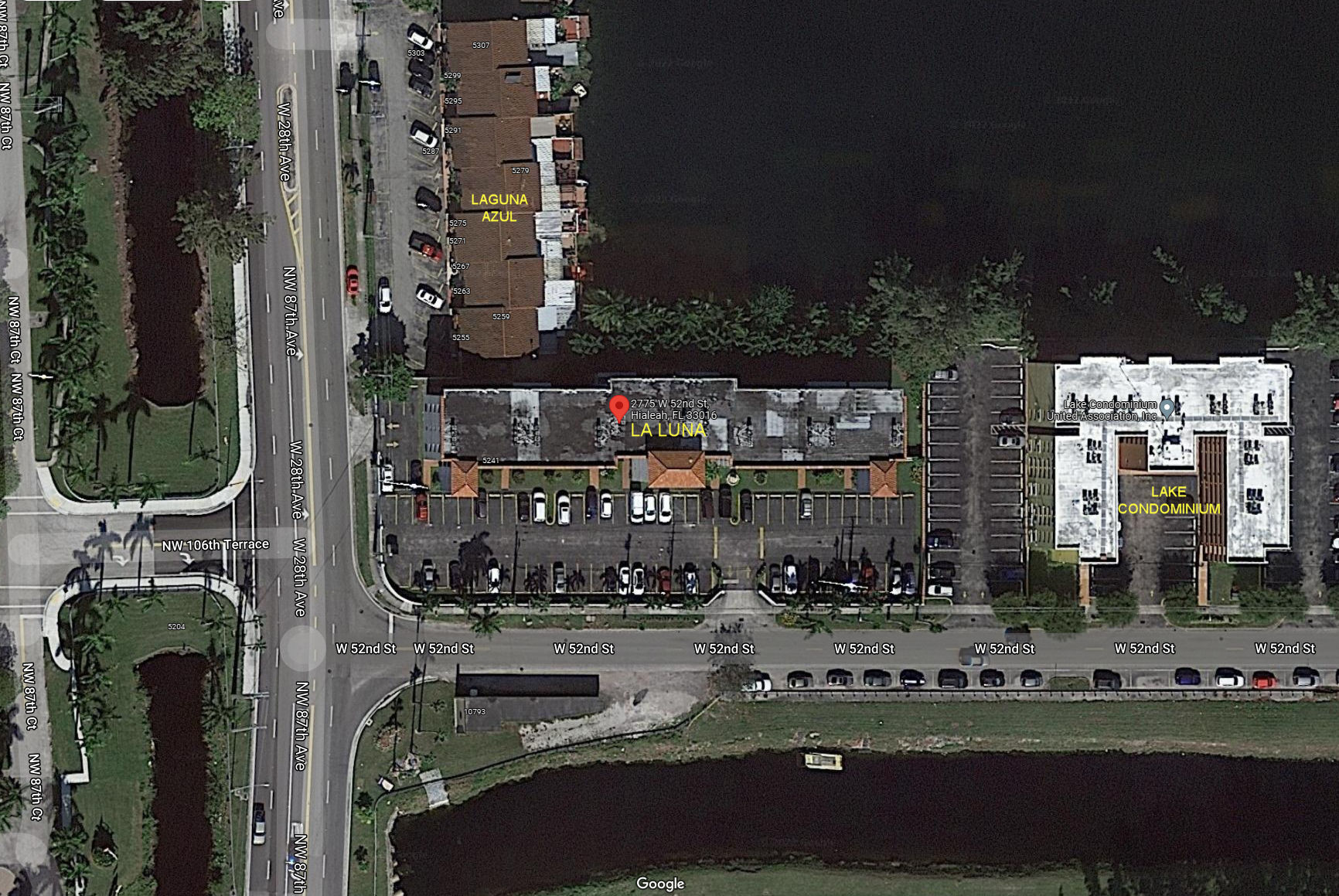 Aerial photo of La Luna