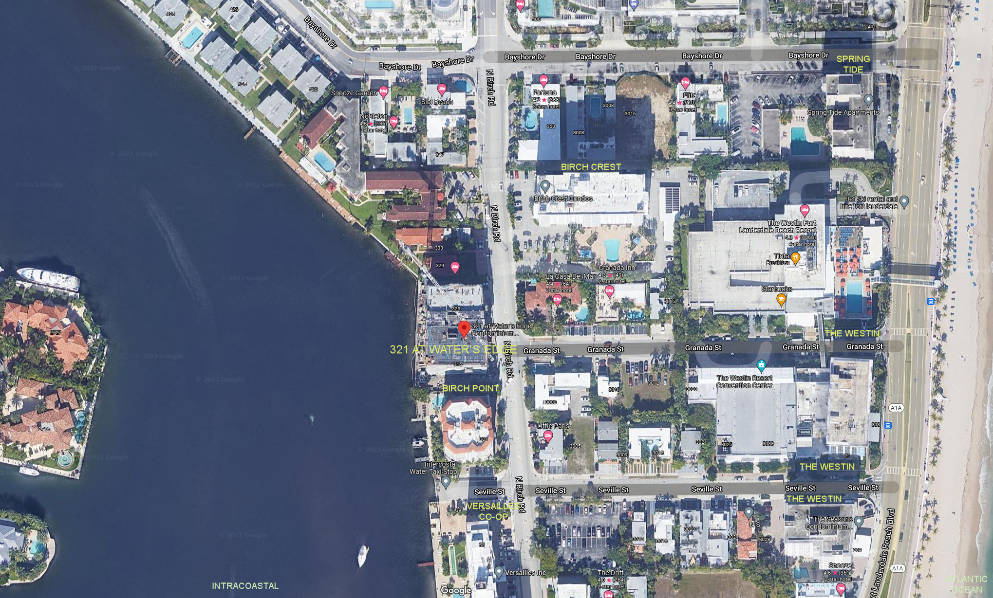 Aerial photo of 321 at Water's Edge