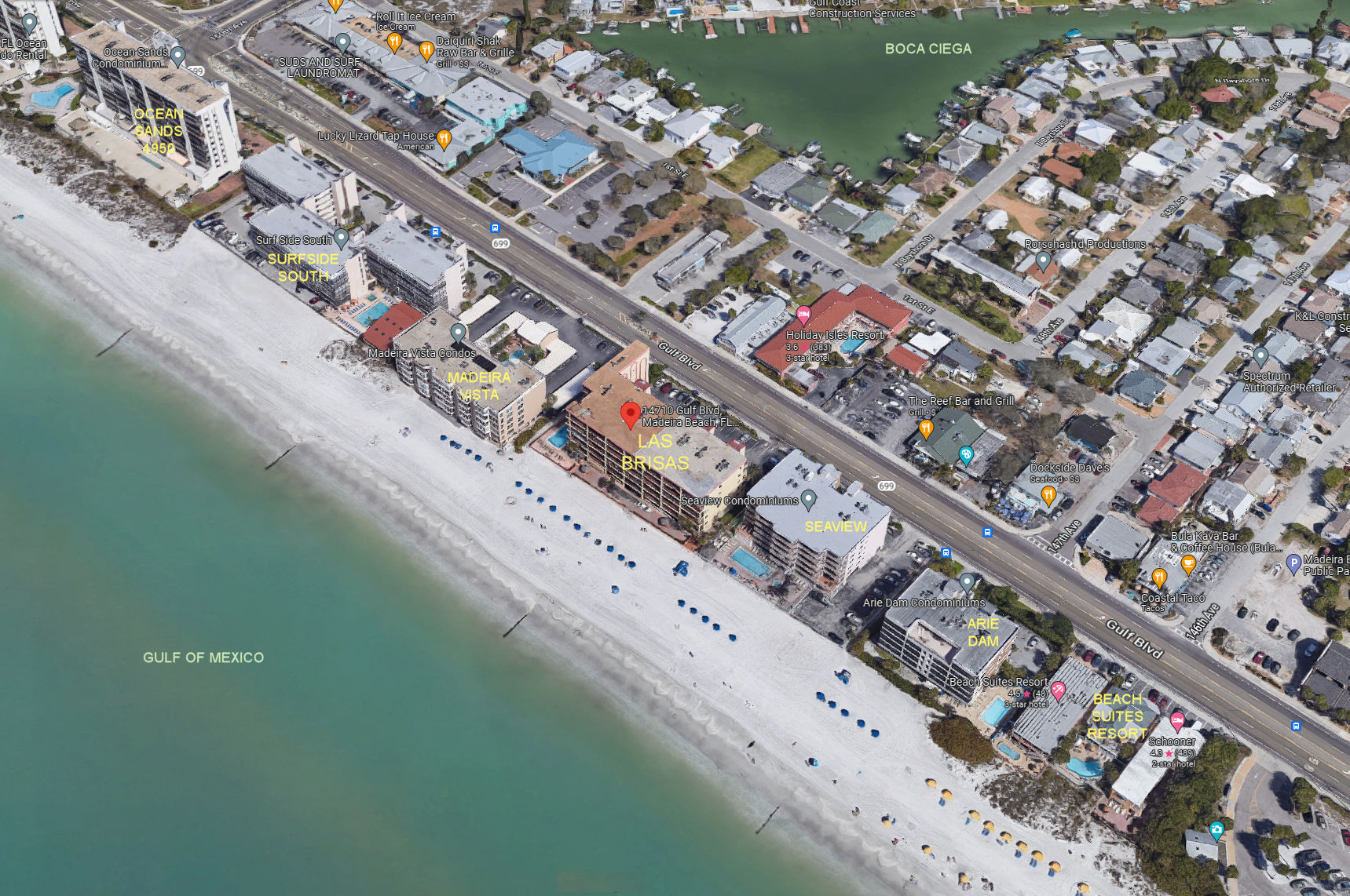 Aerial photo of Las Brisas