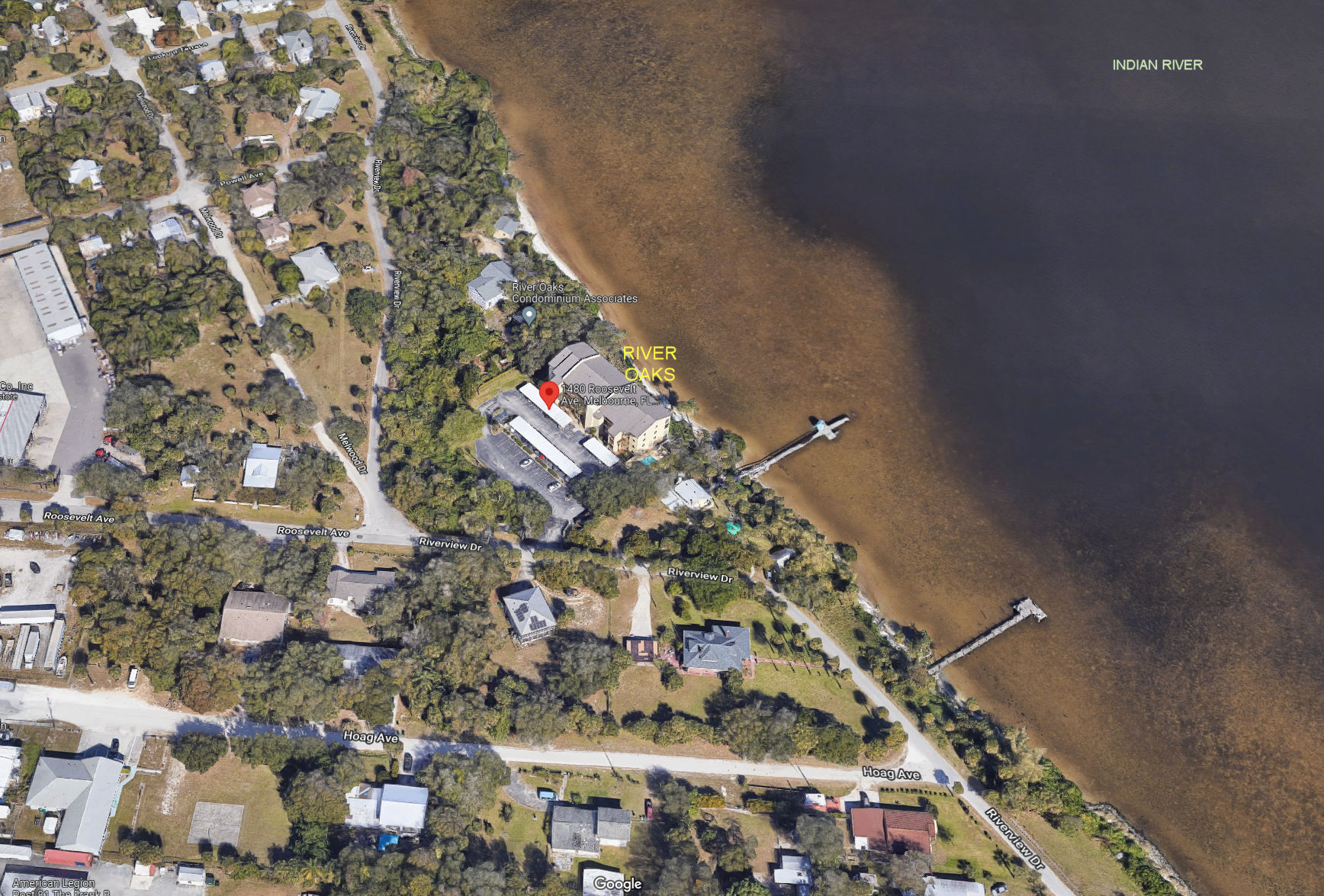 Aerial photo of River Oaks