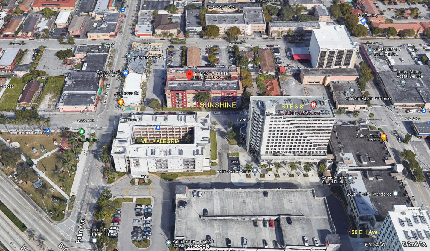 Aerial photo of Sunshine