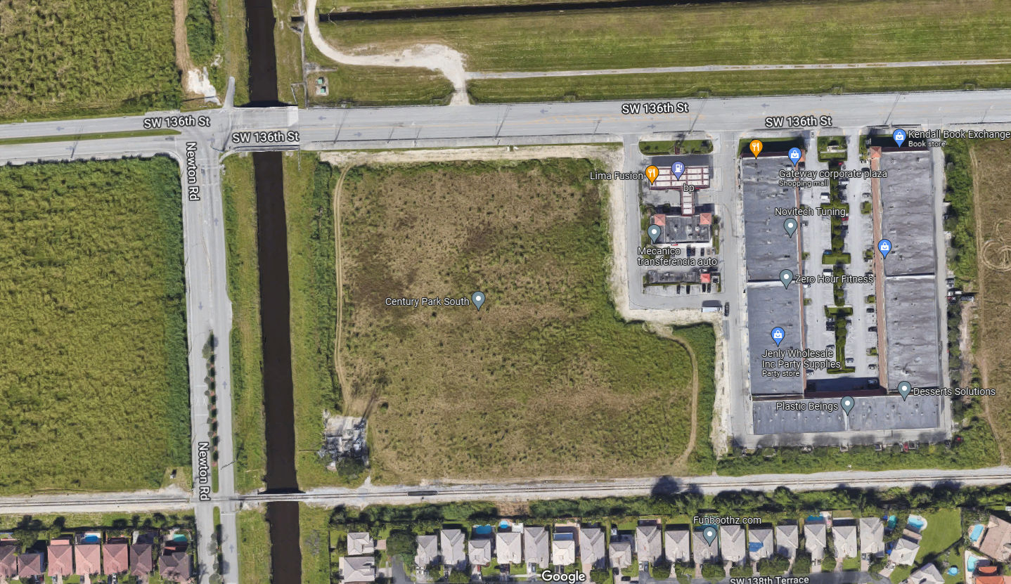 Aerial photo of Century Park South