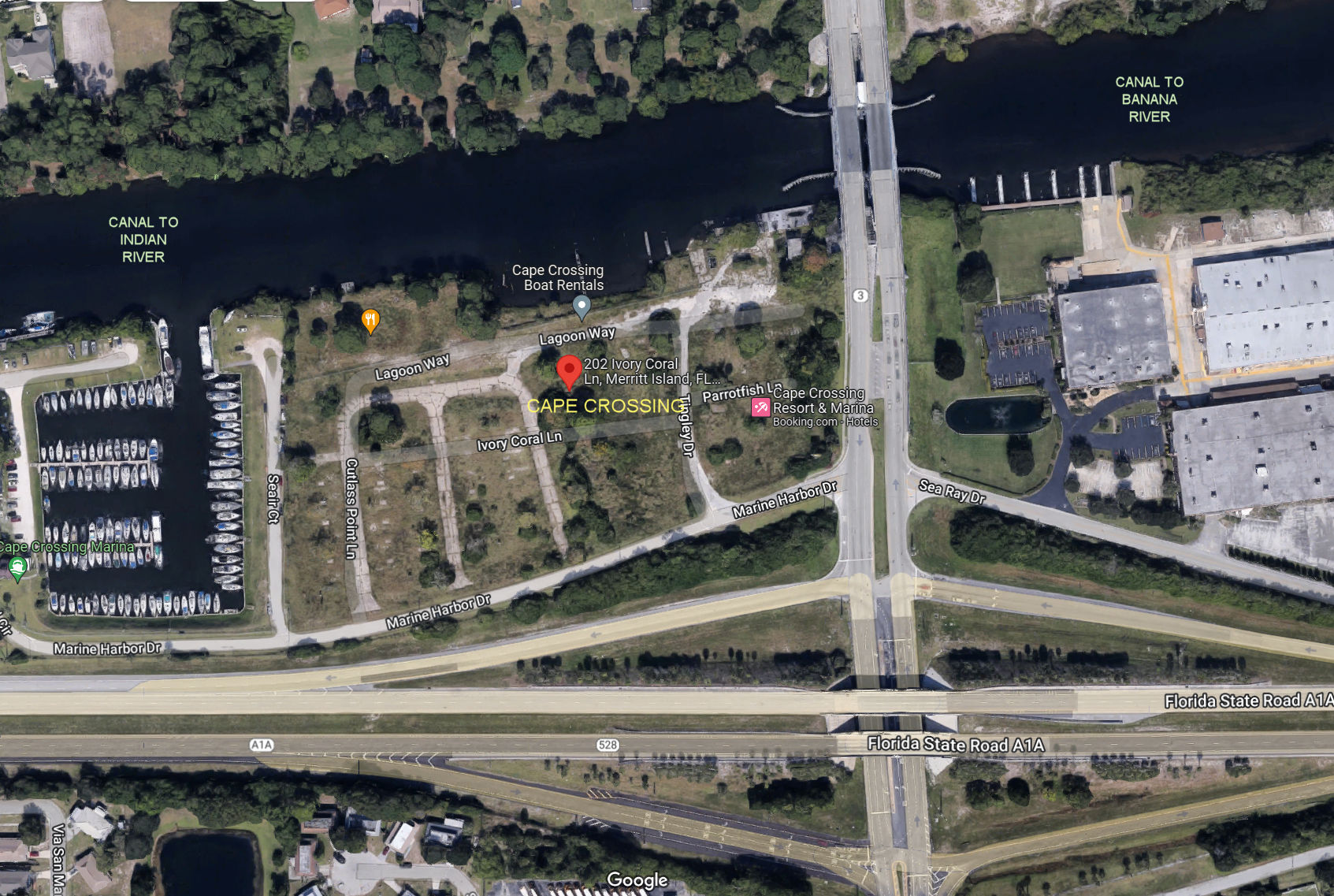 Aerial photo of Cape Crossing