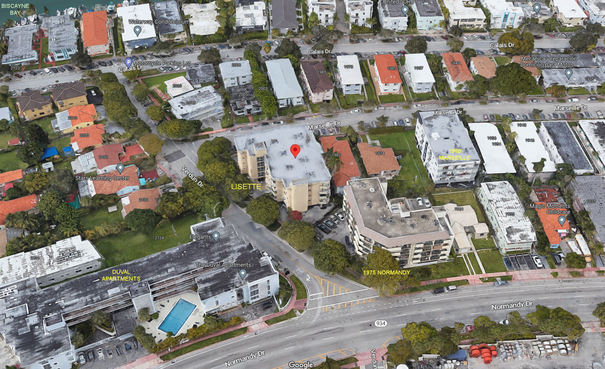 Aerial photo of Lisette