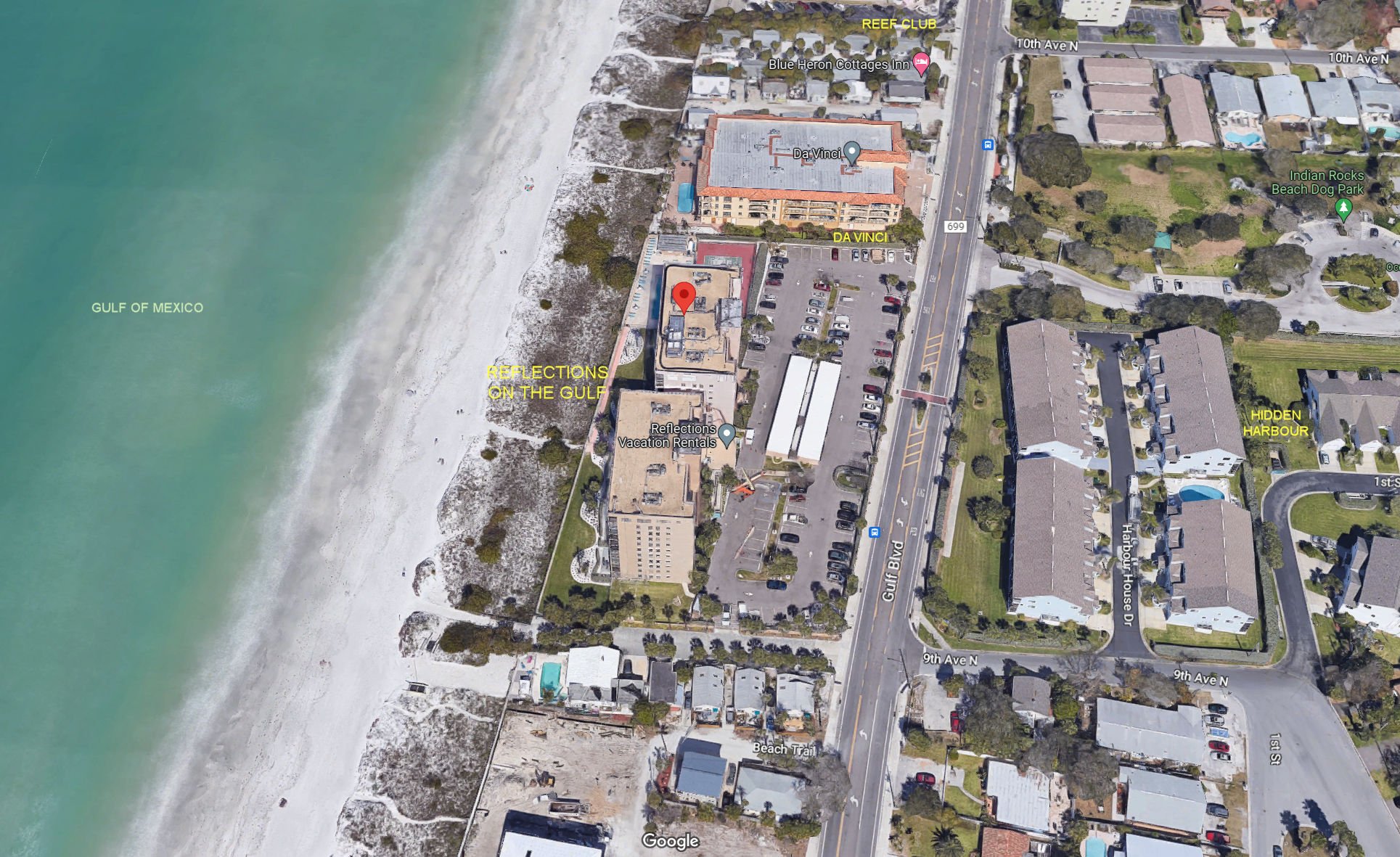 Aerial photo of Reflection on the Gulf