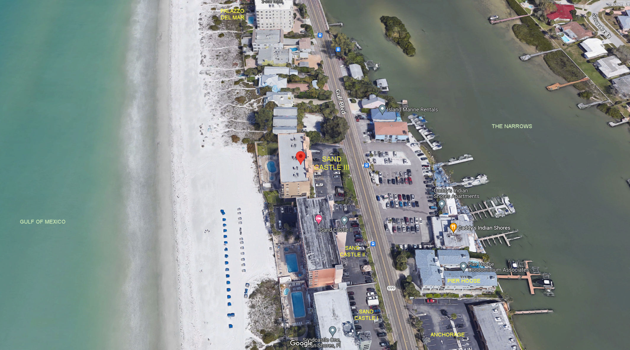 Aerial photo of Sand Castle III