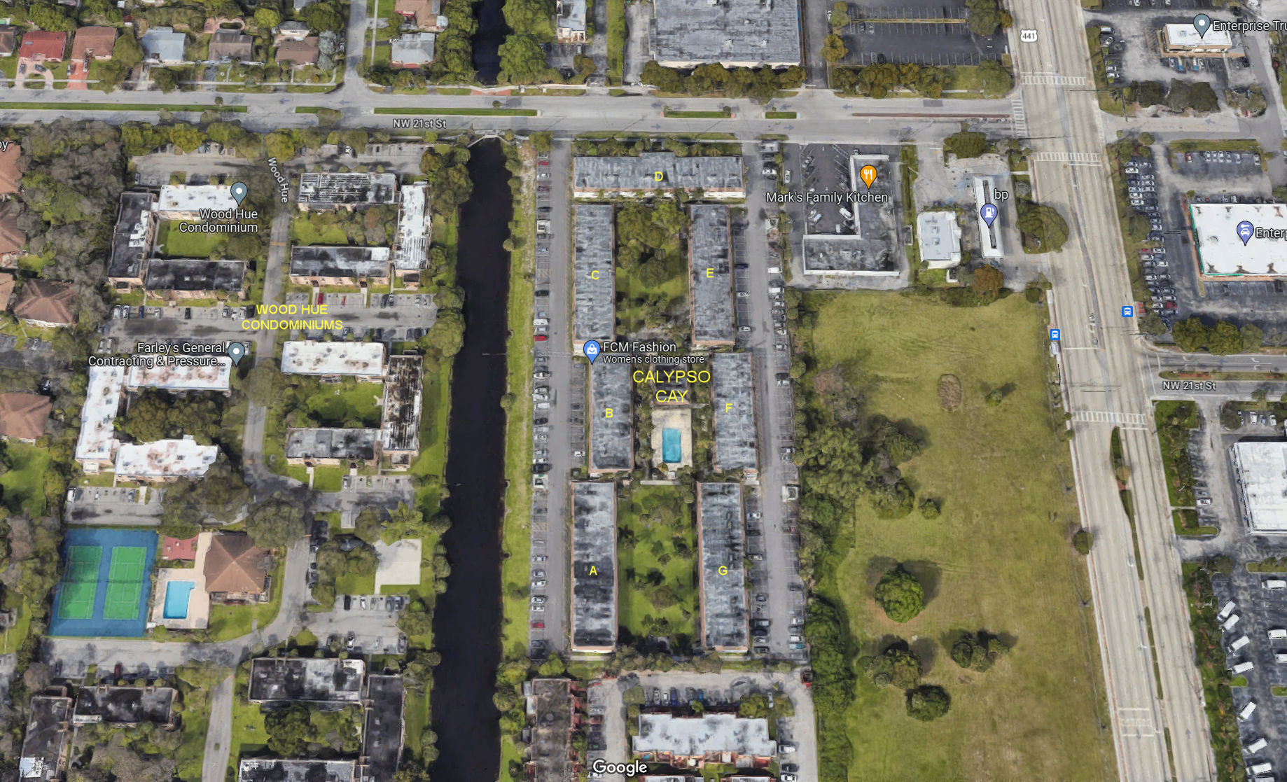 Aerial photo of Calypso Cay