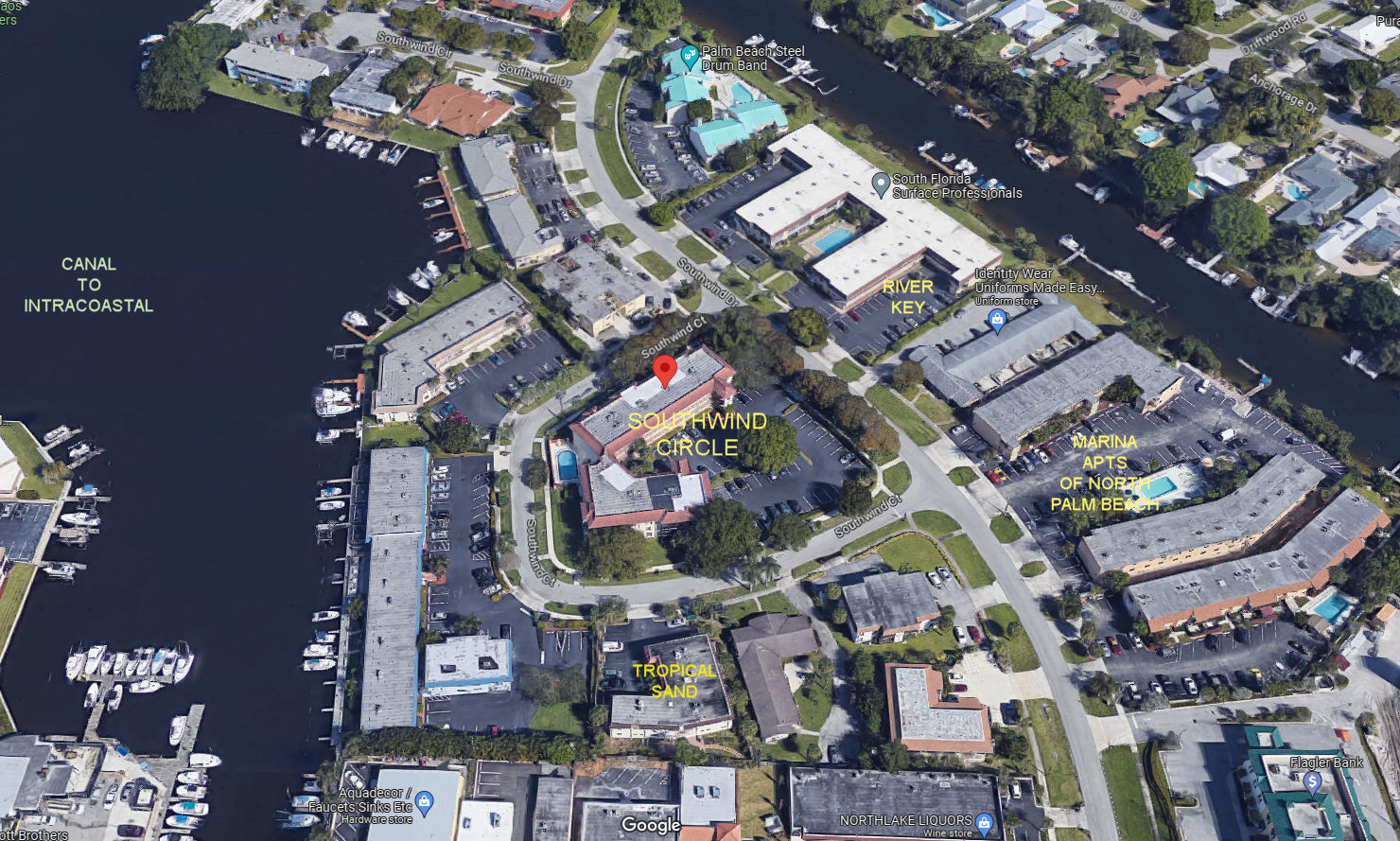 Aerial photo of Southwind Circle