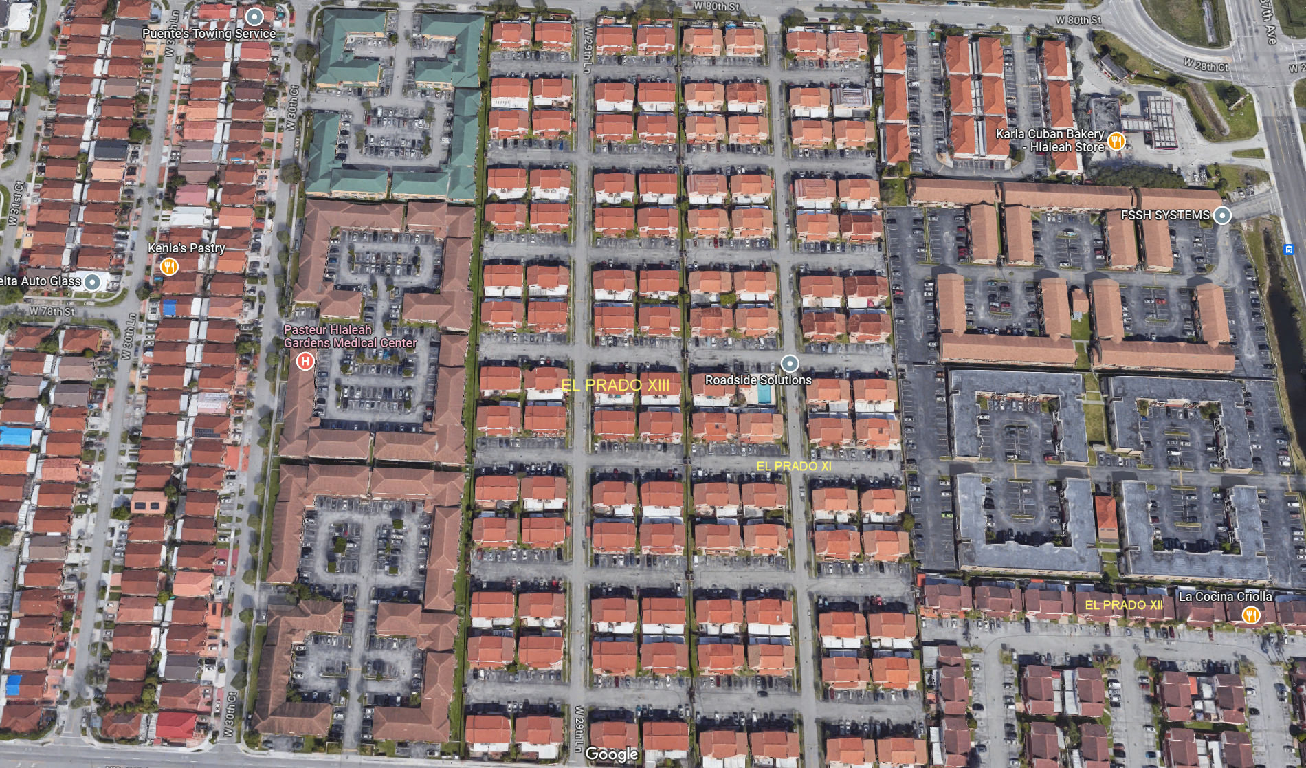 Aerial photo of el Prado XIII