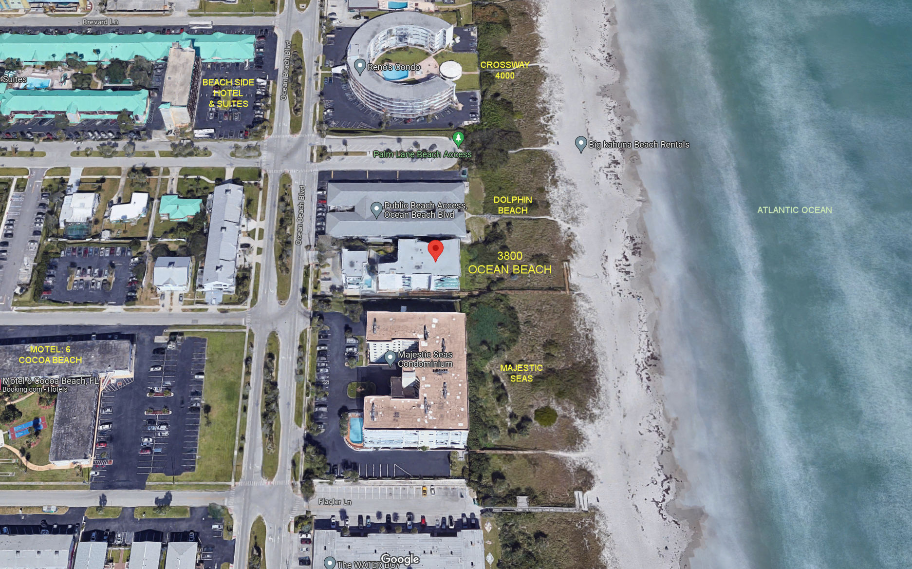 Aerial photo of 3800 Ocean Beach