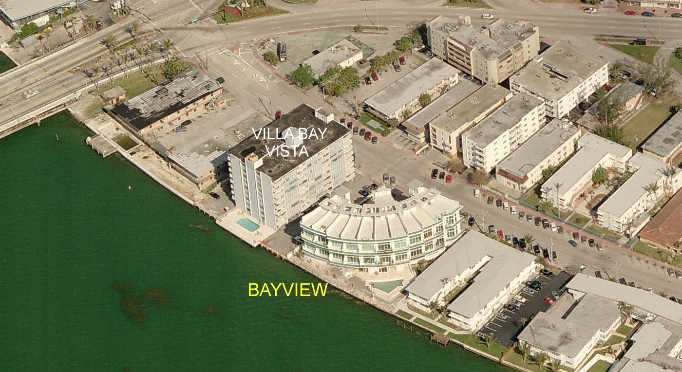 Aerial photo of Bayview Lofts