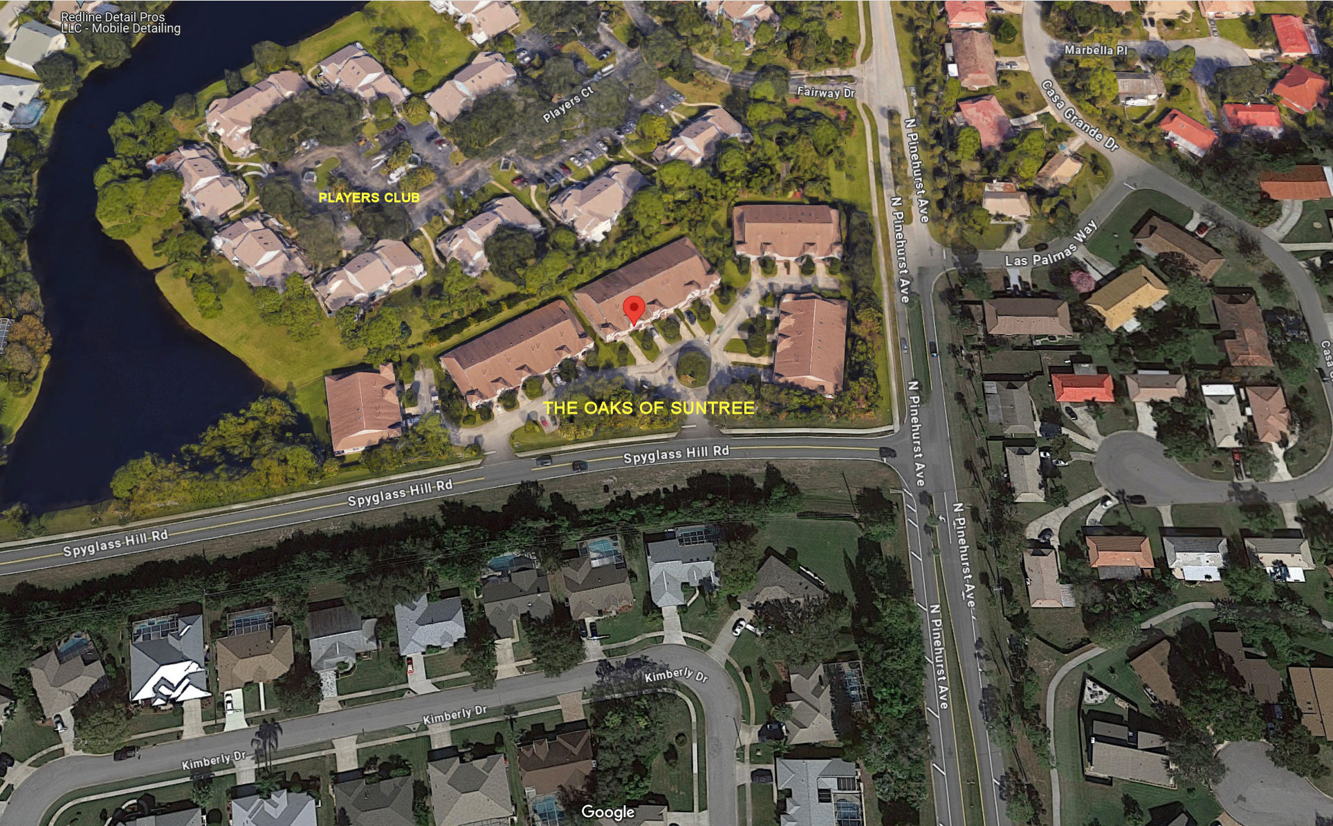 Aerial photo of Oaks of Suntree