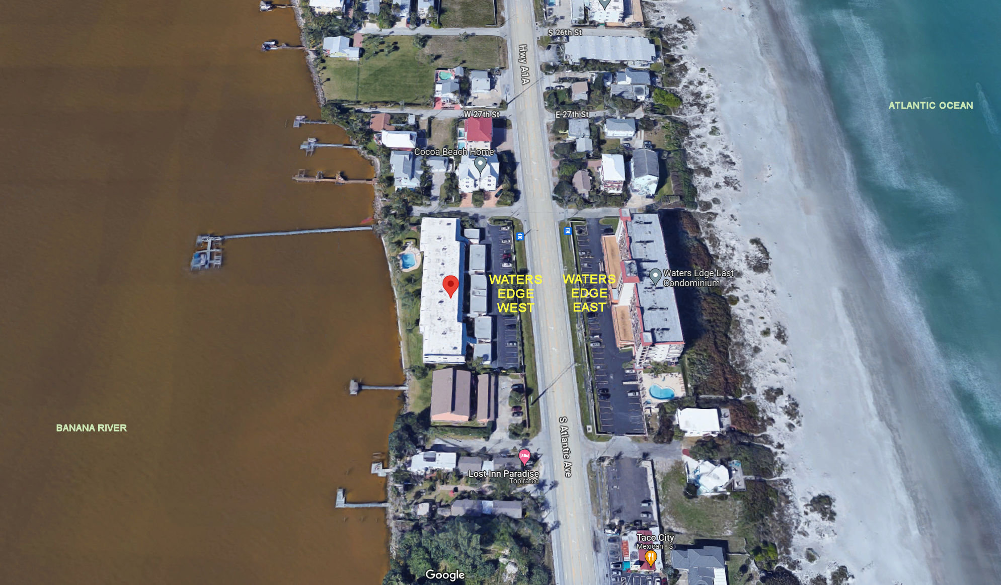 Aerial photo of Water's Edge West