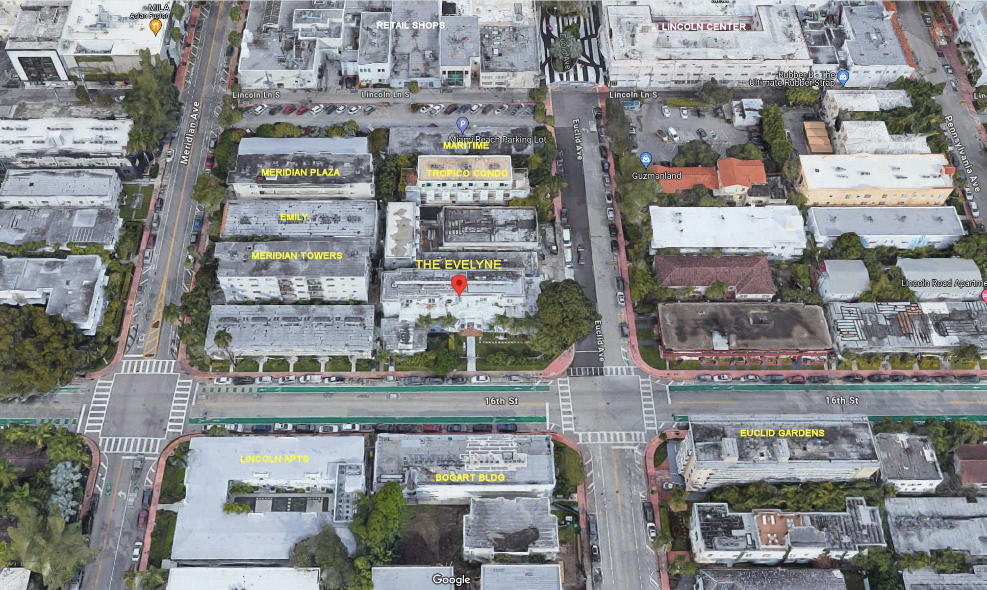 Aerial photo of Evelyn (The)