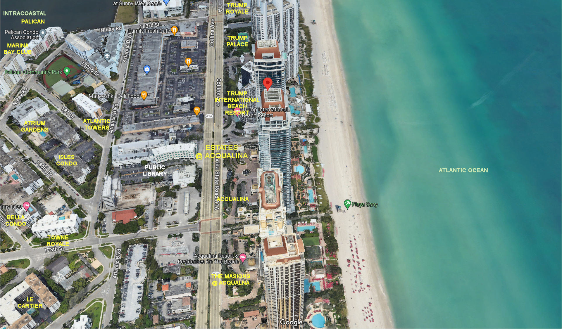 Aerial photo of Estates at Acqualina South