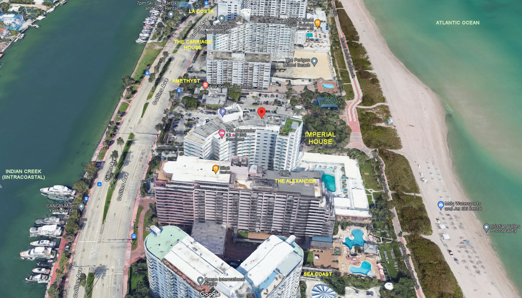 Aerial photo of Imperial House