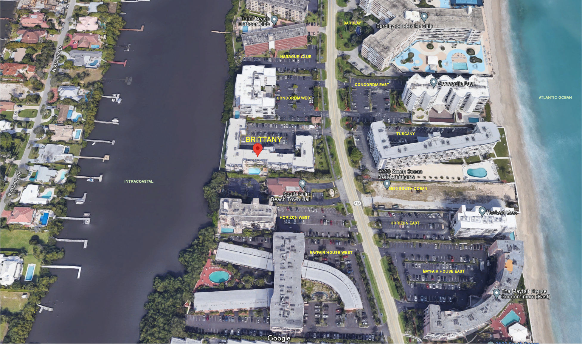 Aerial photo of Brittany