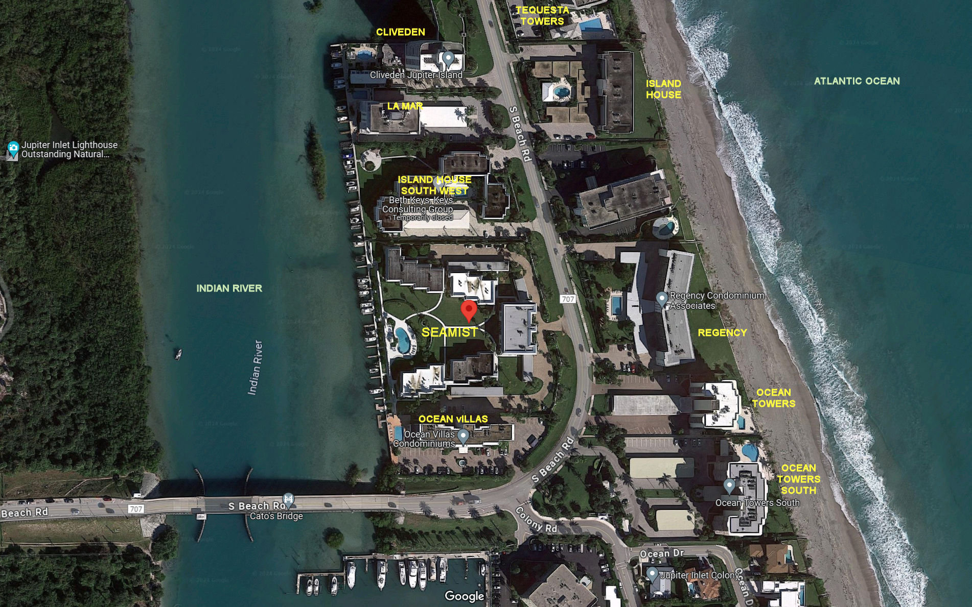 Aerial photo of Seamist