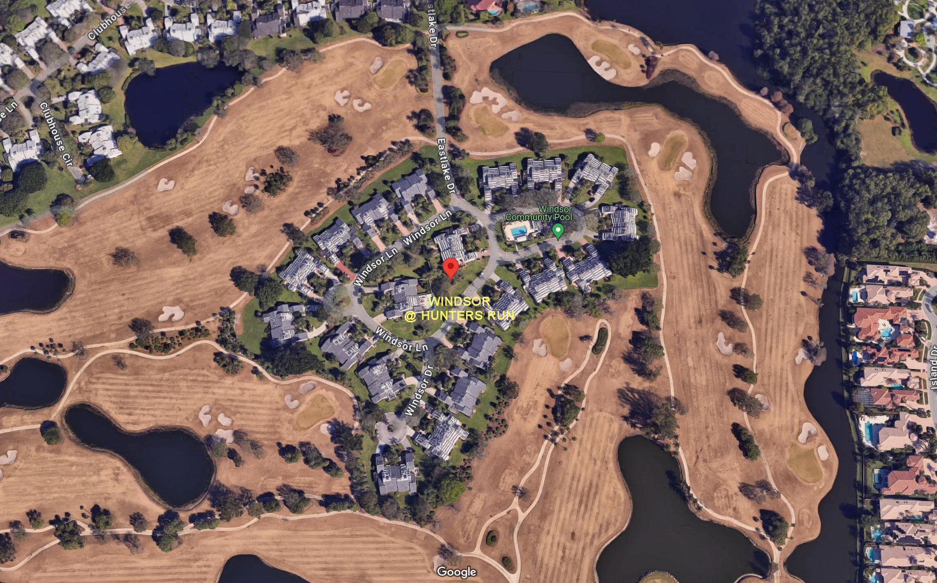 Aerial photo of Windsor at Hunters Run