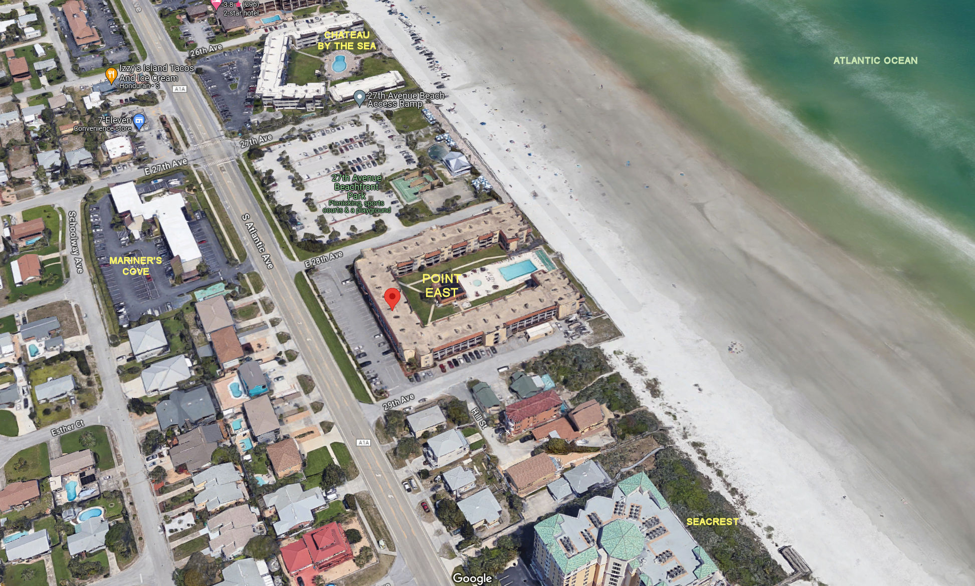 Aerial photo of Point East