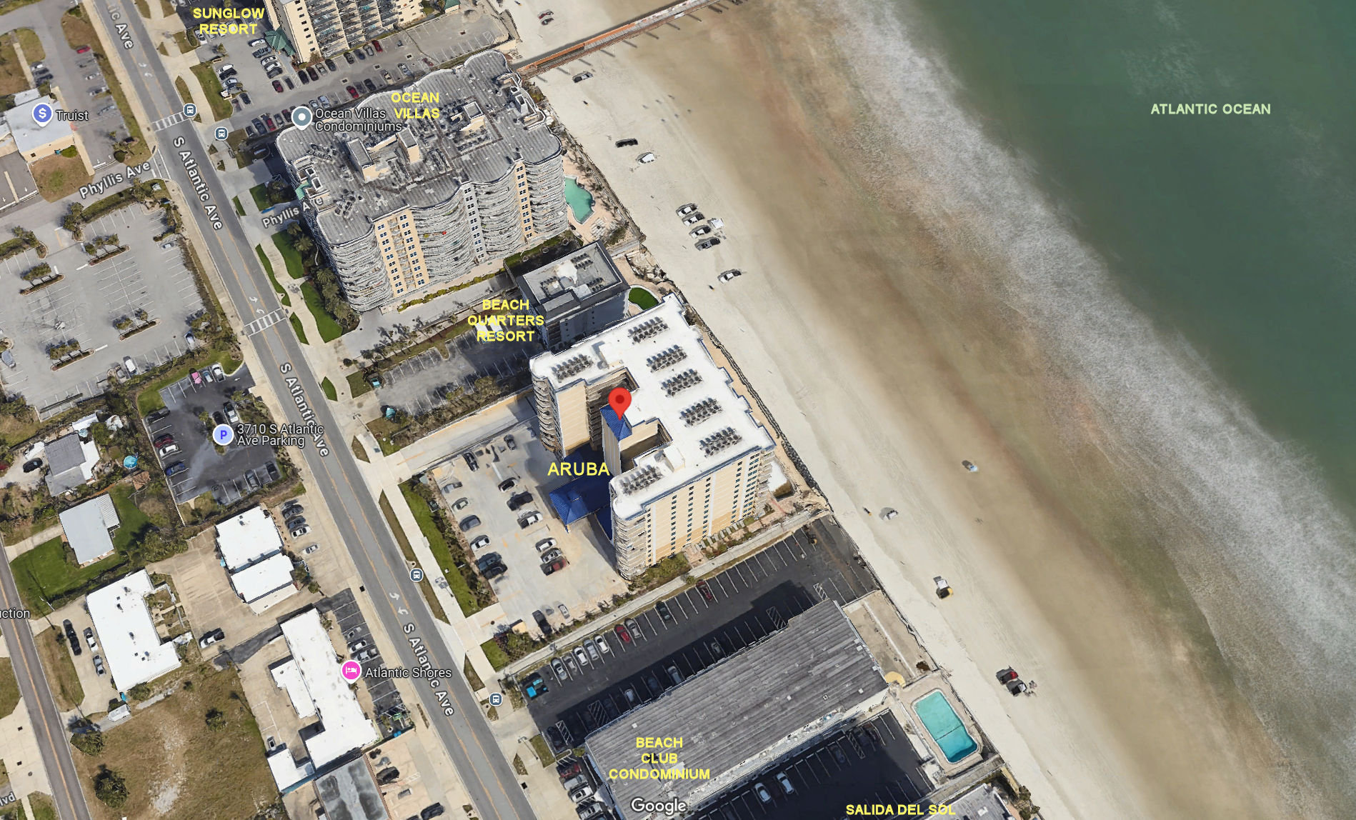 Aerial photo of Aruba (The)