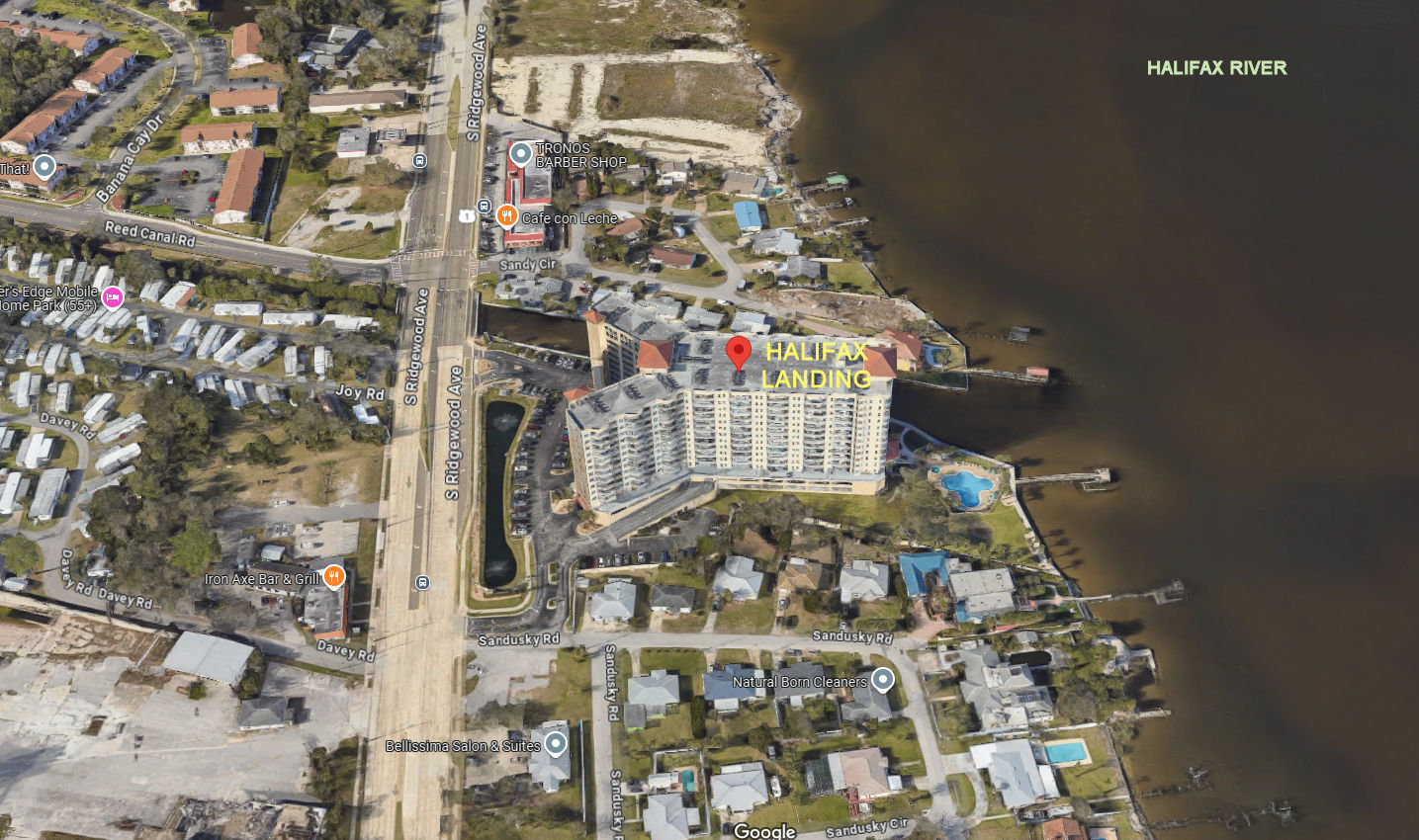 Aerial photo of Halifax Landing
