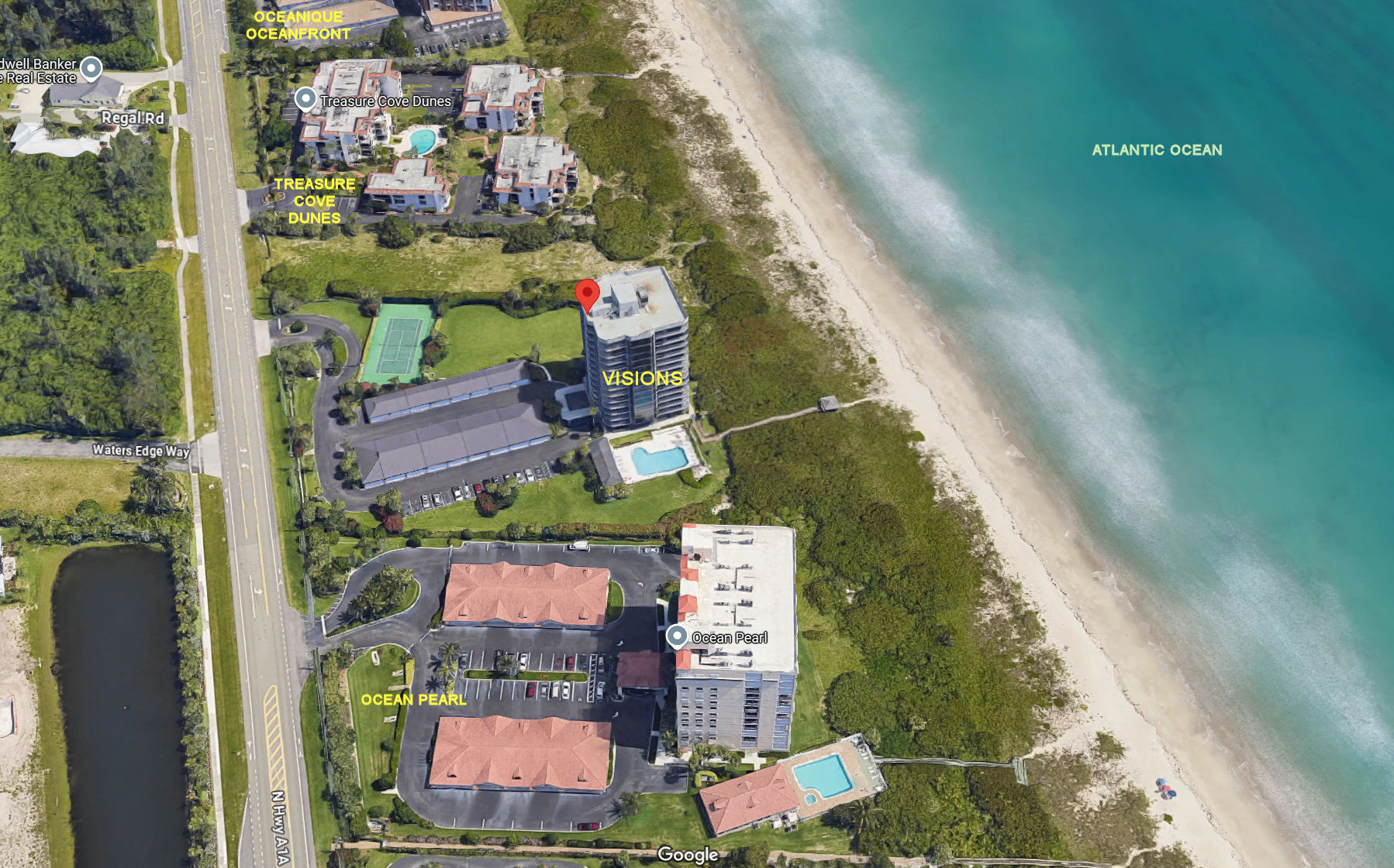 Aerial photo of Visions