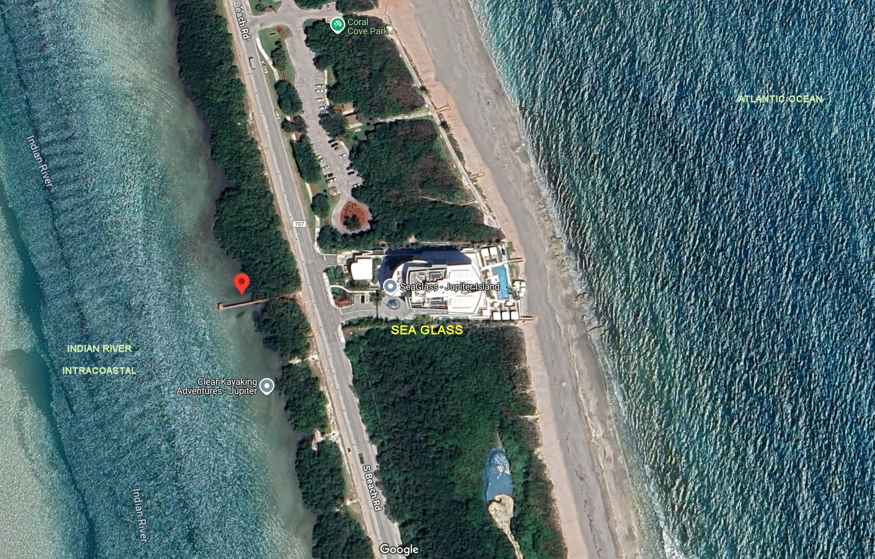 Aerial photo of Seaglass