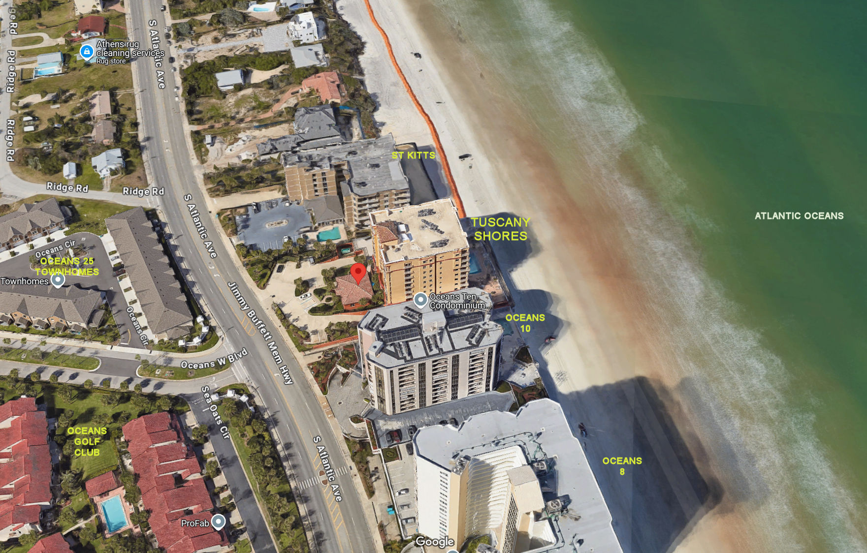 Aerial photo of Tuscany Shores