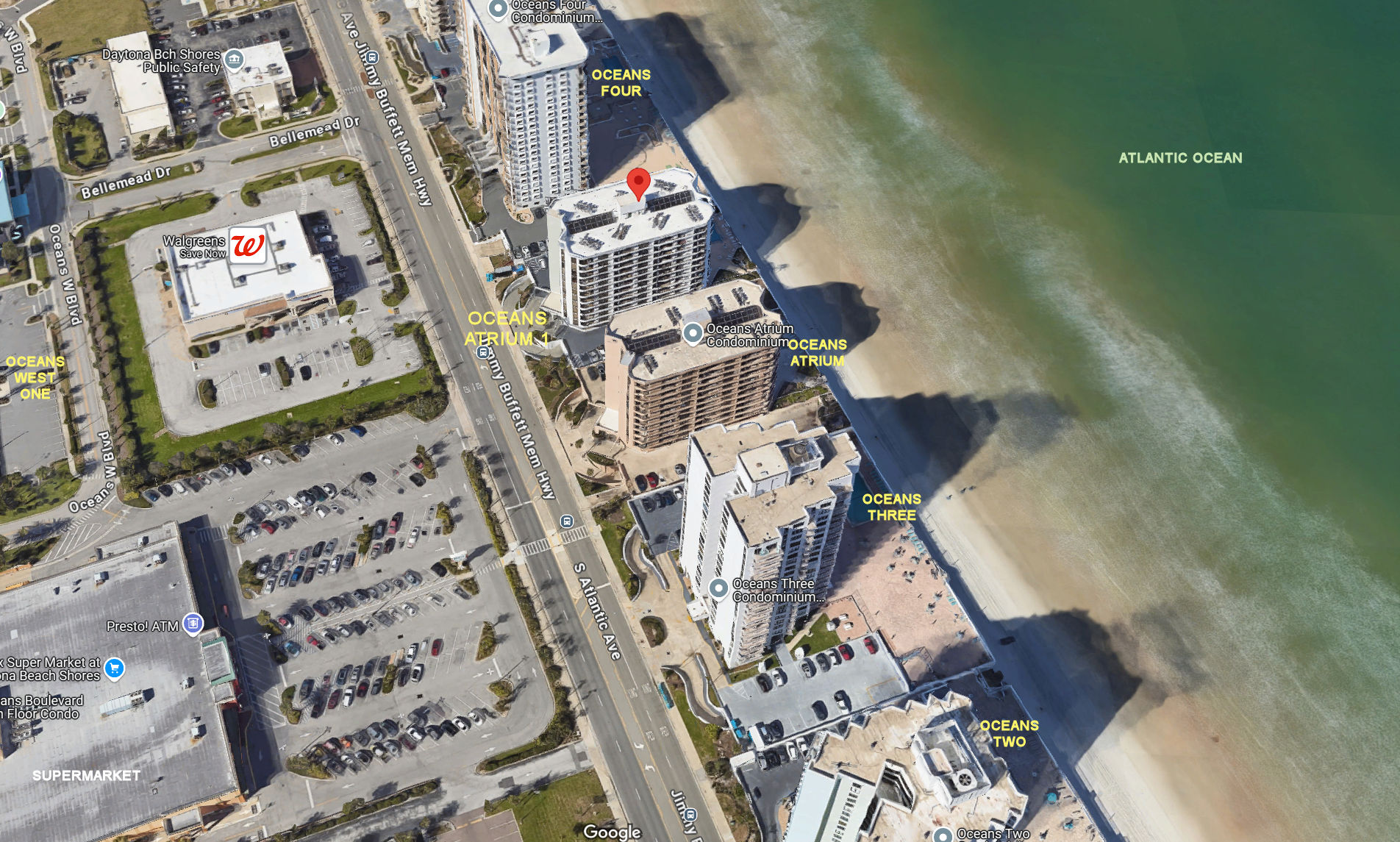 Aerial photo of Oceans Atrium One