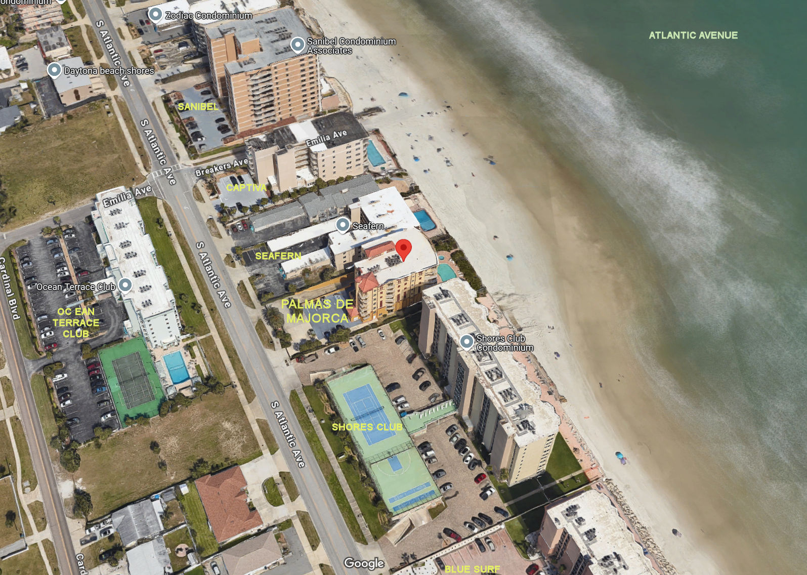 Aerial photo of Palmas de Mallorca