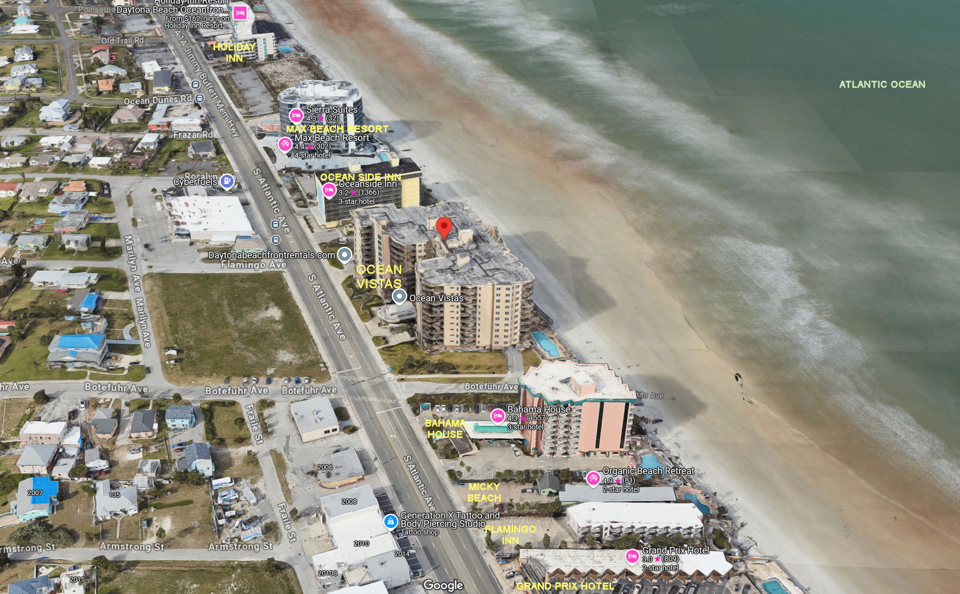 Aerial photo of Ocean Vistas