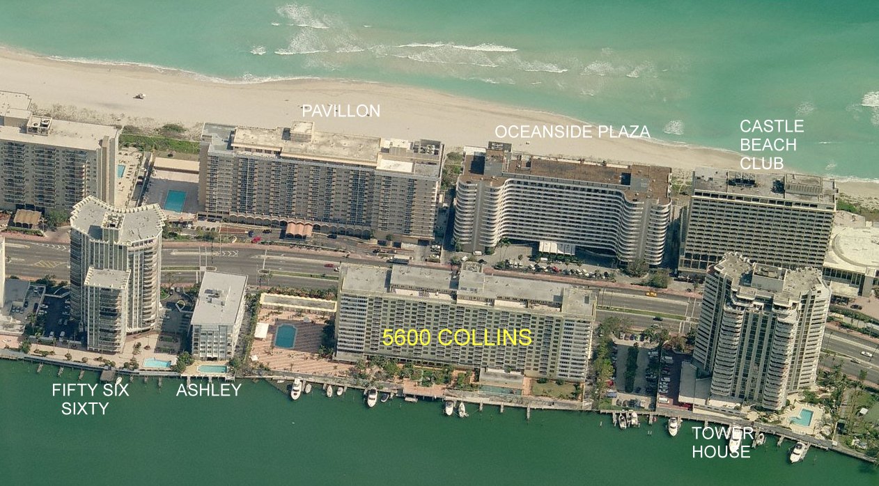 Aerial photo of 5600 Collins