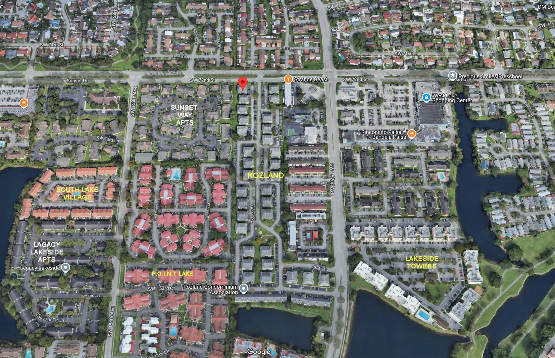 Aerial photo of Rozland