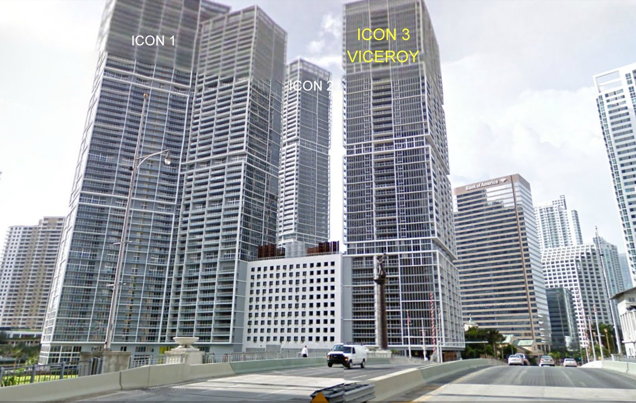 Aerial photo of Icon 3 Viceroy