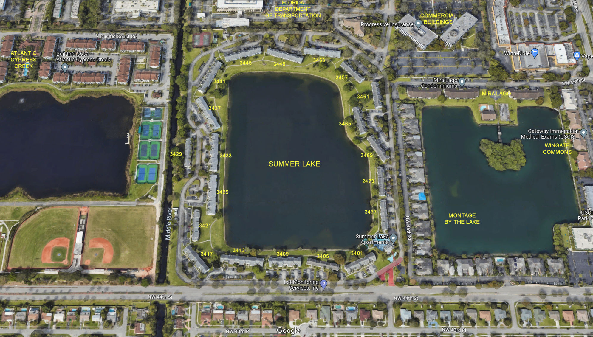 Aerial photo of Summer Lake